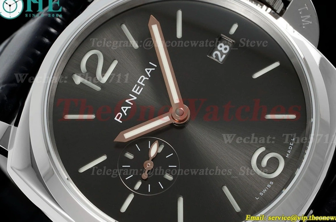 PAM1250 Grey Luminor LE P900 Dial Due VSF 42mm SS 1225